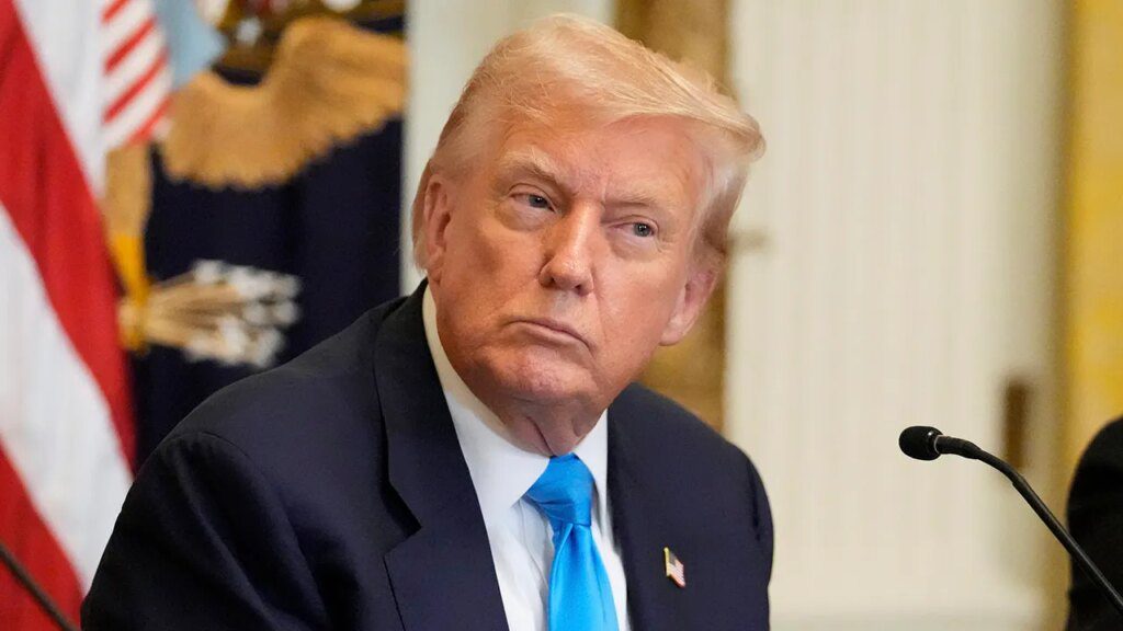 Trump removes Biden appointee commissioner after disappointing jobs data Donald trump trans athlete 080125.jpg