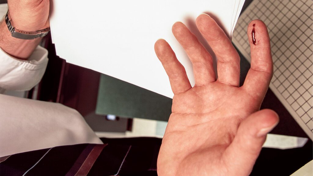Science News ExploresScience reveals the reasons behind painful paper cutsSome types of paper are more likely to cause paper cuts. It's the paper's 
thickness and slicing angle that matter, physicists conclude..3 days ago 072524 Ec Papercut Feat.jpg