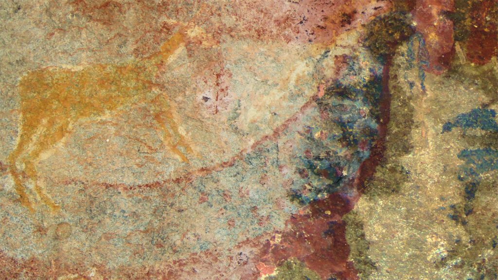 Fossils of an extinct animal may have inspired this cave art drawing 091824 Bb Cave Art Feat.jpg