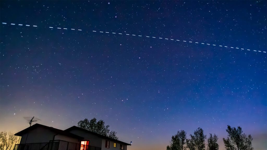 Starlink satellites’ leaky radio waves obscure the cosmos 092024 Sp Starlink Feat.jpg