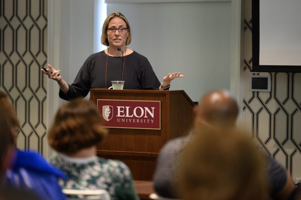 Caroline Ketcham connects the dots of her career in Distinguished Scholar Lecture | Today at Elon 1725709879.jpeg