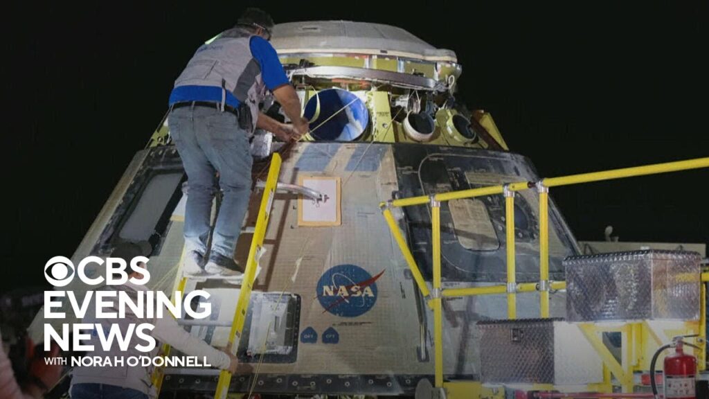 YouTubeBoeing's Starliner returns safely to Earth, but without crewEarly Saturday morning, a chapter of the ongoing space saga involving two 
U.S. astronauts came to a close when Boeing's Starliner capsule….1 day ago 1725857687 Maxresdefault.jpg