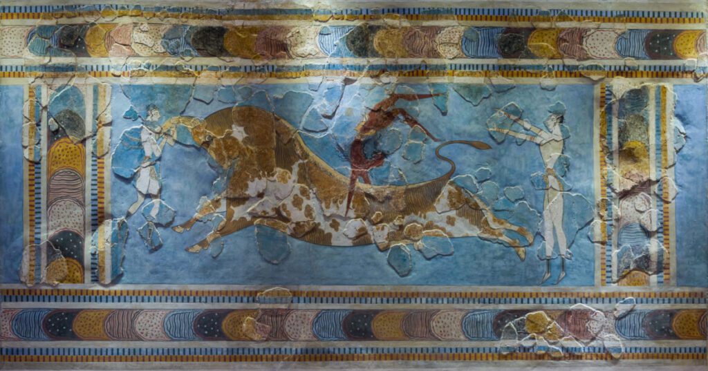 Minoan sites seek UNESCO Recognition Bull Leaping Minoan Fresco Archmus Heraklion Cropped 1170x614.jpg