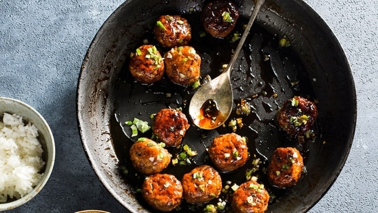 Latest lifestyle News, Live Updates Today September 30, 2024: Delicious tsukune: Try this easy Japanese chicken meatball recipe at home for a flavourful meal Food Milkstreet Japanese Chicken Meatballs 0 1727707792653 1727707865592.jpg