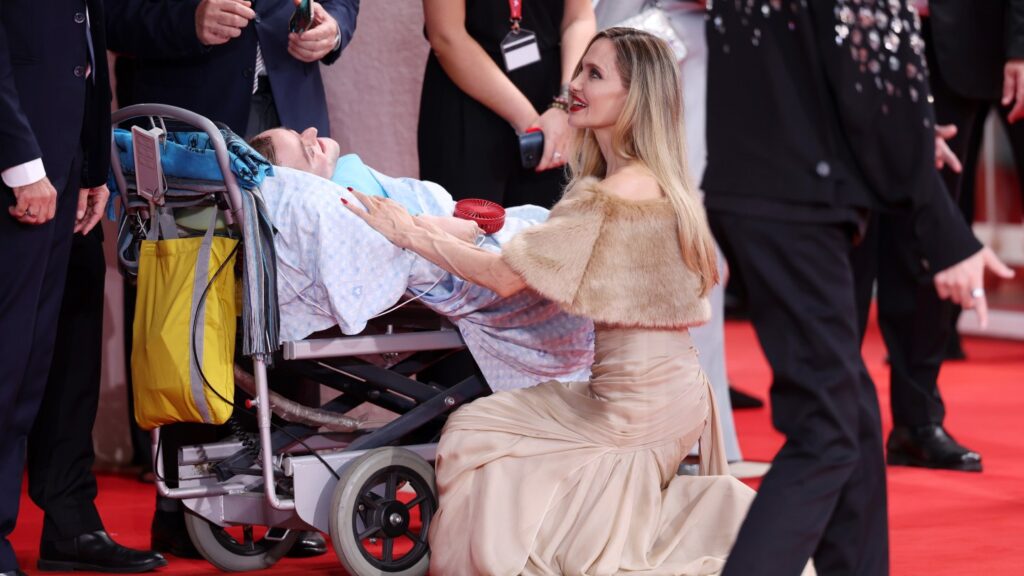 Angelina Jolie Stops on Venice Red Carpet to Chat With Bed-Ridden Fan Gettyimages 2169313773.jpg