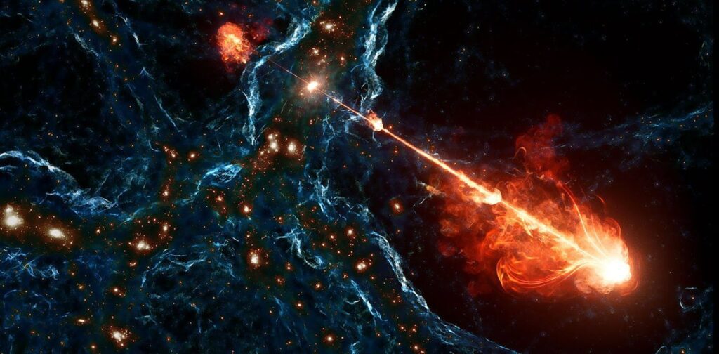 Astronomers just detected the biggest black hole jets ever seen – and named them Porphyrion File 20240918 18 7knrgk.jpg