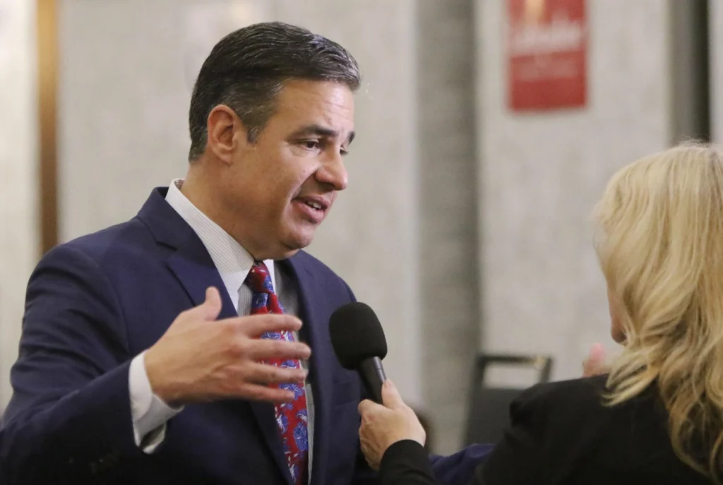 Labrador accuses education leaders of sowing ‘strife and conflict’ over new parental consent law Labrador.webp.webp