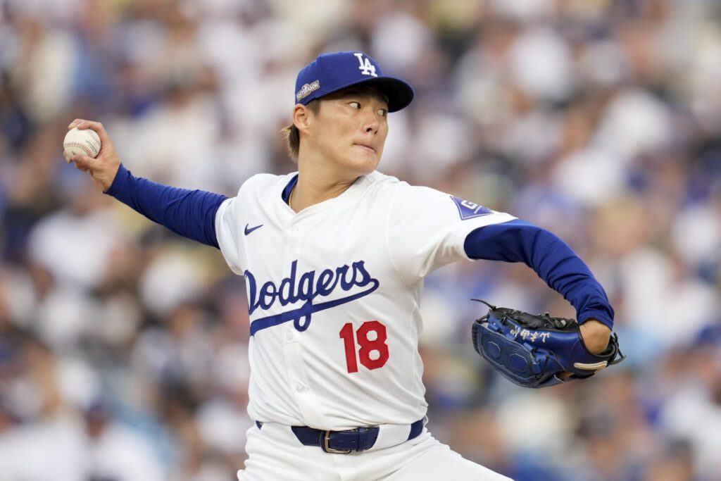 MLB playoffs: Yoshinobu Yamamoto delivers biggest start of his career as Dodgers advance to NLCS 12e251a0 885e 11ef Bbdf 7c6958c8c57f.jpeg