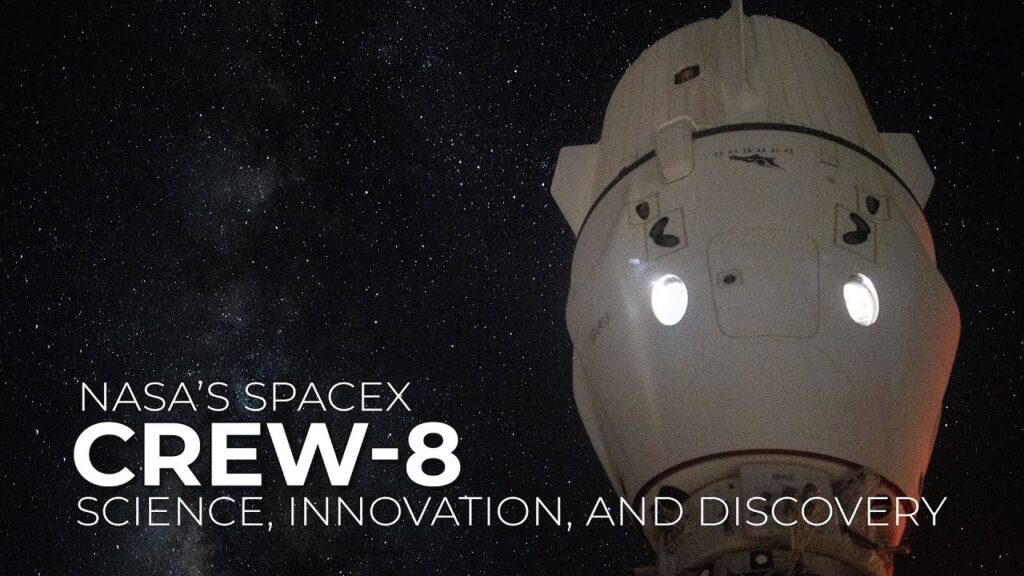 YouTubeNASA's SpaceX Crew-8: Science, Innovation, and DiscoveryNASA astronauts Michael Barratt, Matthew Dominick, and Jeanette Epps and 
Roscosmos cosmonaut Alexander Grebenkin are returning to Earth….18 hours ago 1727866413 Maxresdefault.jpg