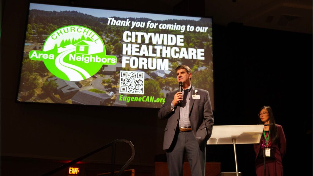 The Register-GuardNew clinics, plans for health care discussed at Eugene neighborhood health 
care forumThe Churchill Area Neighbors hosted a health care forum at the Willamette 
Christian Center. Here is what they discussed..8 hours ago 75485202007.jpg