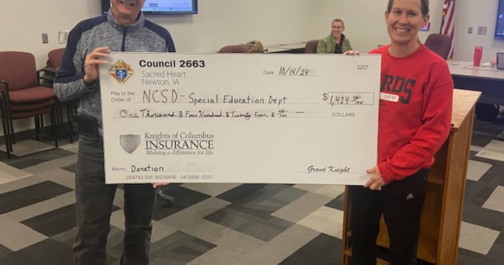 Knights donate to special education – Newton Daily News Csmsb43cingqxo4pq3cxc6s374.jpg
