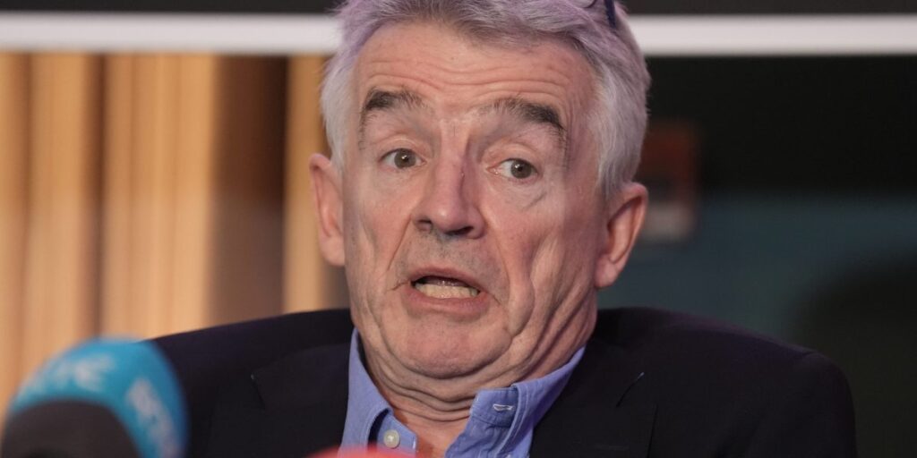 Michael O’Leary questions Britain’s 5 a.m. airport drinking culture as Ryanair boss continues battle with pubs Gettyimages 2175591368 E1728036036664.jpg