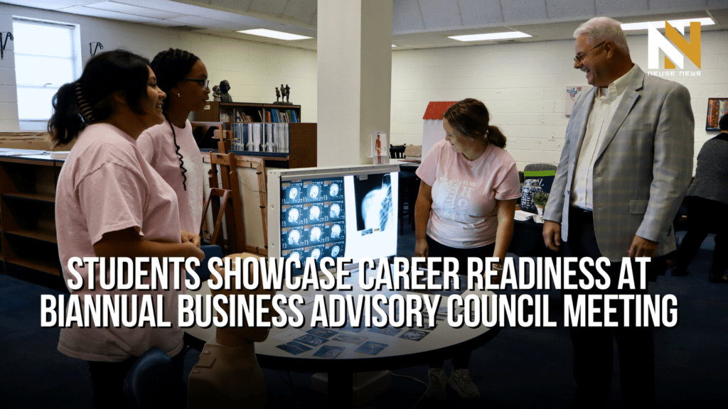 Students showcase career readiness at biannual Business Advisory Council meeting — Neuse News Studentsshowcasecareerreadinessatbiannualbusinessadvisorycouncilmeeting.png