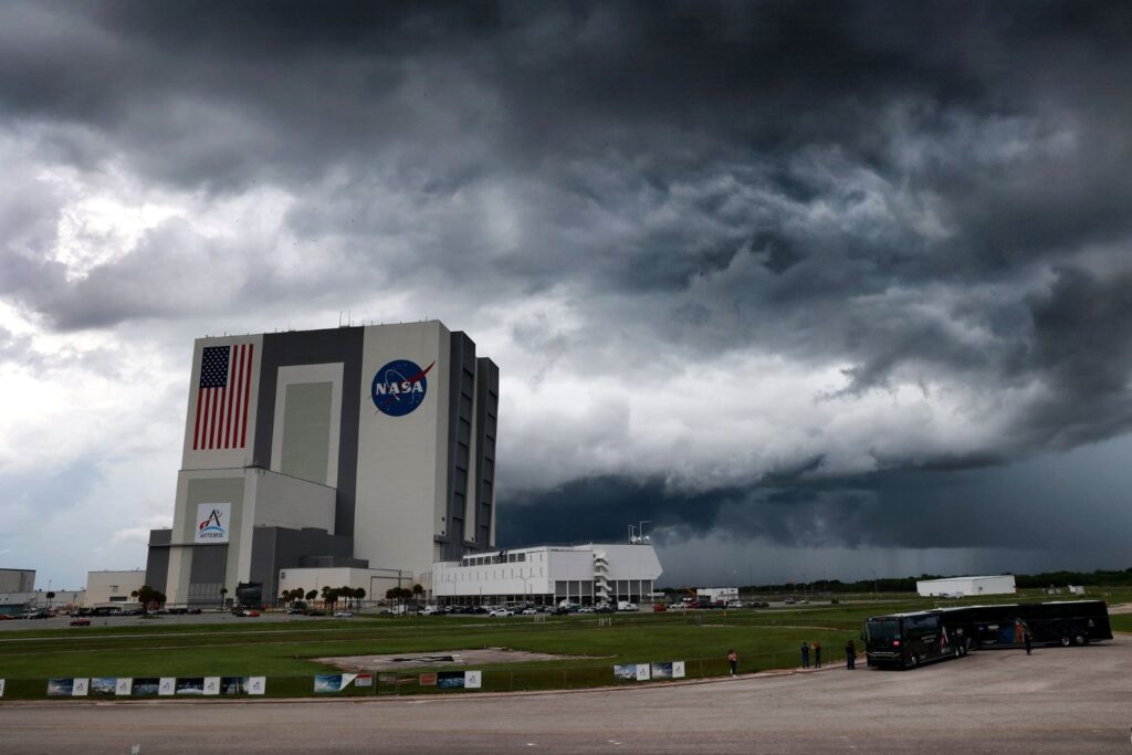 Hurricane Milton’s Imminent Landfall Officially Delays NASA Mission to Jupiter Kennedy Space Center Storm.jpg
