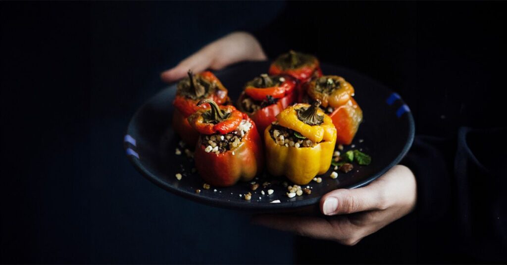 Could low-carb diets be more effective than drugs? Stuffed Peppers Plate 1200 628 Facebook.jpg
