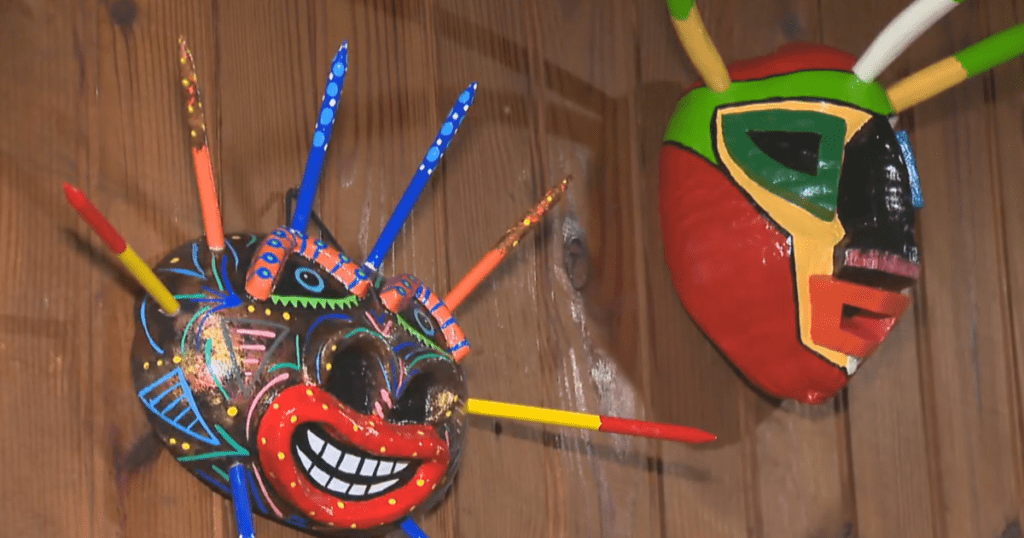 Celebrating National Hispanic Heritage Month with a local home museum preserving Puerto Rican culture Vejigante.png