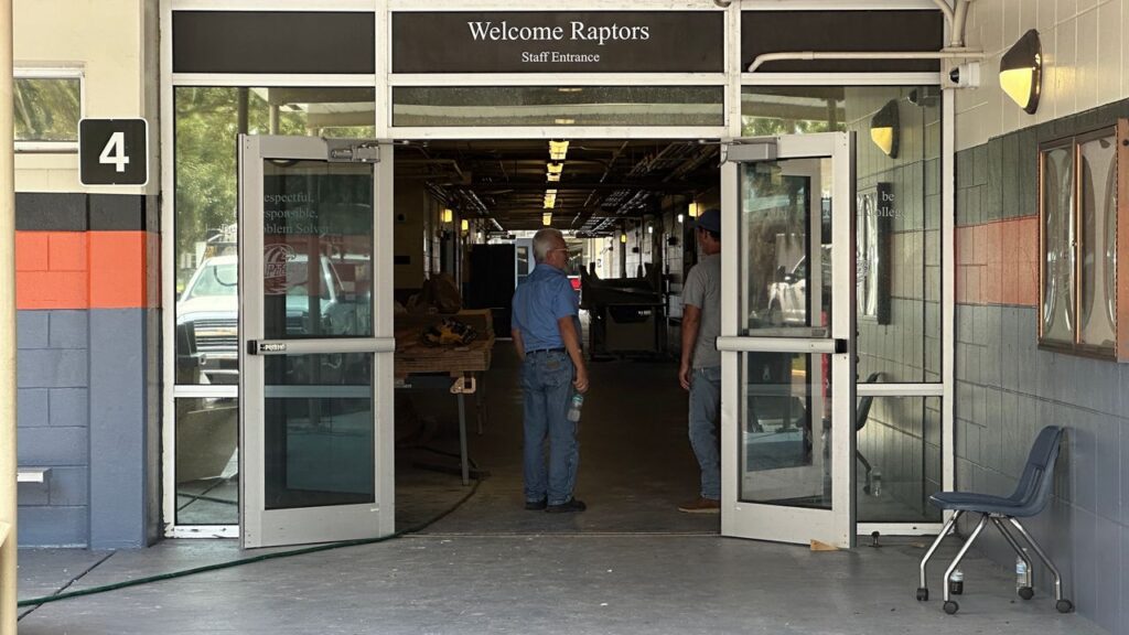 Hurricane Helene floods West Pasco Education Academy West Pasco Education Academy Helene.jpeg