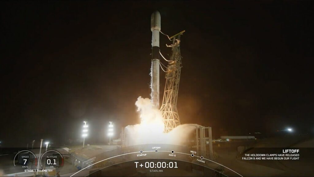 YouTube · VideoFromSpaceBlastoff! SpaceX launches 20 Starlink Satellites from California, nails 
landingA SpaceX Falcon 9 rocket launched 20 Starlink satellite, 13 of which had 
direct-to-cell capability, from Vandenberg Space Force Base on Aug..19 hours ago 1731249381 Maxresdefault.jpg