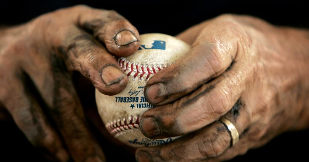 Special mud rubbed on MLB baseballs has ‘magical’ properties 241101 Baseball Mud Rub 2009 Ac 853p 3b8d59.jpg