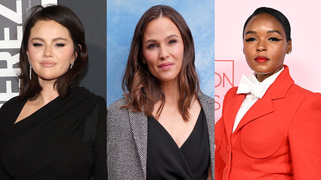Selena Gomez, Jennifer Garner & More Selena Gomez Jennifer Garner And Janelle Monae Split Getty H 2024.jpg