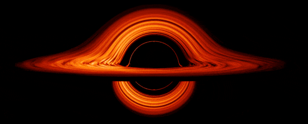 Black Holes Could Be The Mysterious Force Expanding The Universe : ScienceAlert Black Hole Sim 1024.gif
