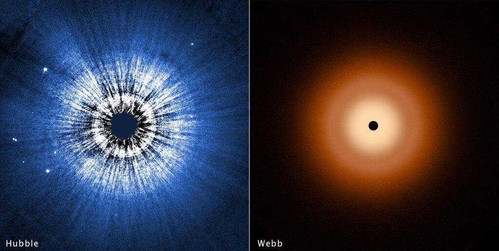 Hubble and Webb probe surprisingly smooth disk around Vega Nasas Hubble Webb Prob 2.jpg