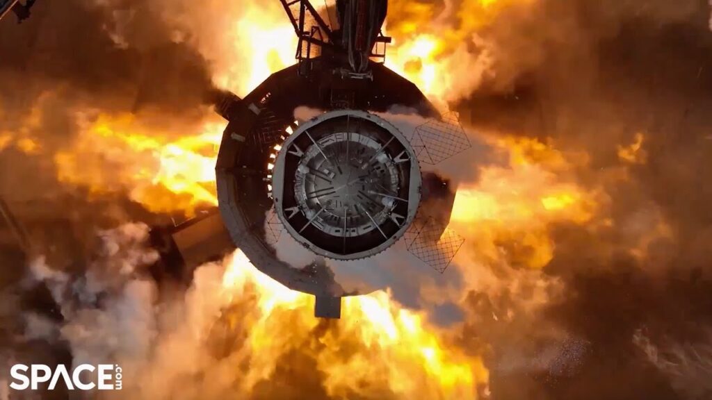 YouTube · VideoFromSpaceSpaceX fires up Starship Super Heavy booster in preparation for …SpaceX conducted a static fire test of the Super Heavy booster that is
going to launch Starship's 7th test flight. The test occurred at….20 hours ago 1733876573 Maxresdefault.jpg