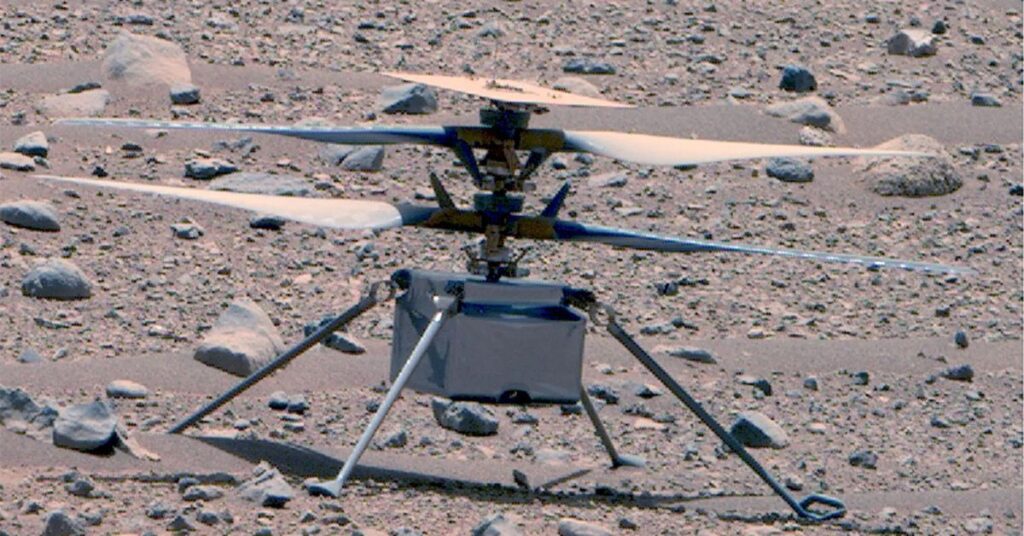 NASA thinks it’s figured out why the Mars helicopter crashed Mars Helicopter.jpg