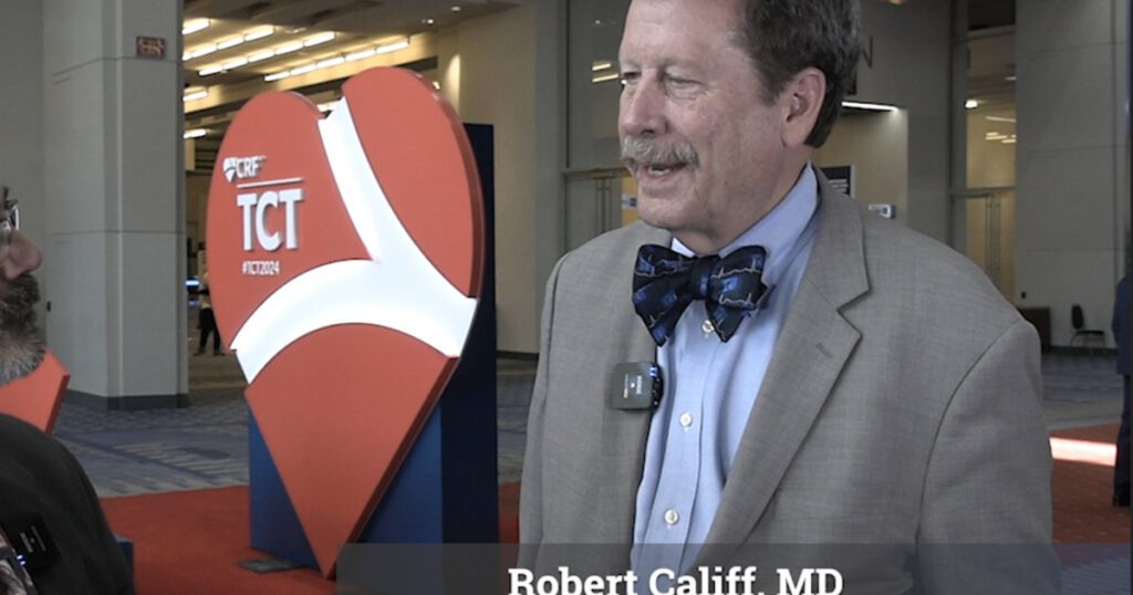 FDA commissioner, a veteran cardiologist, highlights ongoing issues with US healthcare system Robert Califf Speaking At The Tct Interventional Cardiology Conference On Health Disparities.jpg