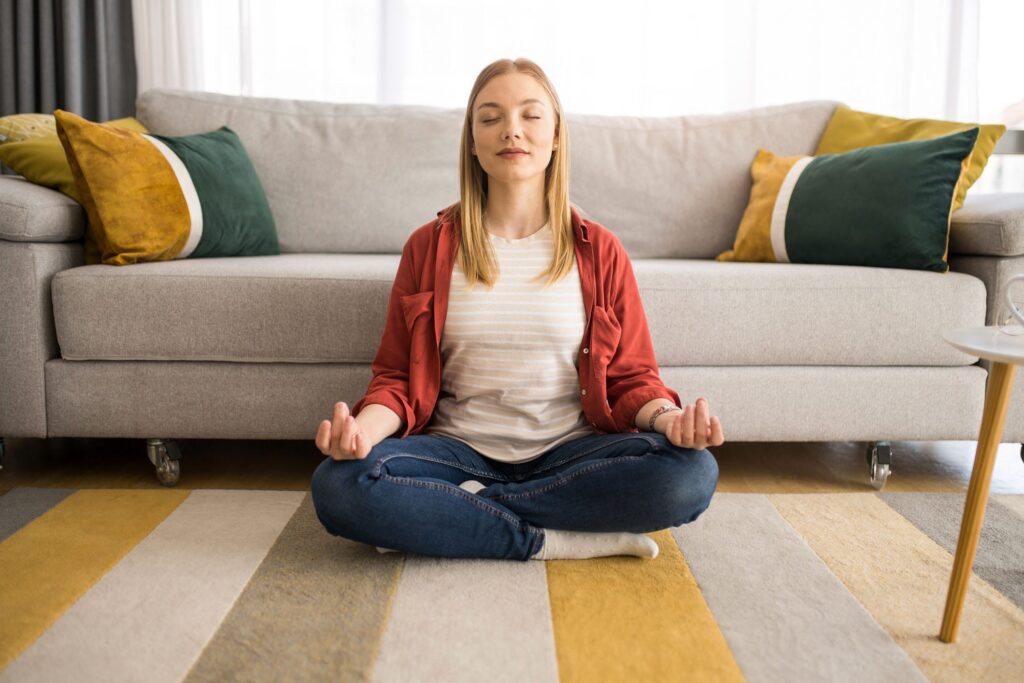 ‘Pendulum lifestyle’ could be key to juggling daily challenges Woman Meditating.jpg