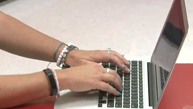 Some school districts cancel classes, others go virtual on Tuesday because of winter weather Teacher On Laptop 1597428097.jpg