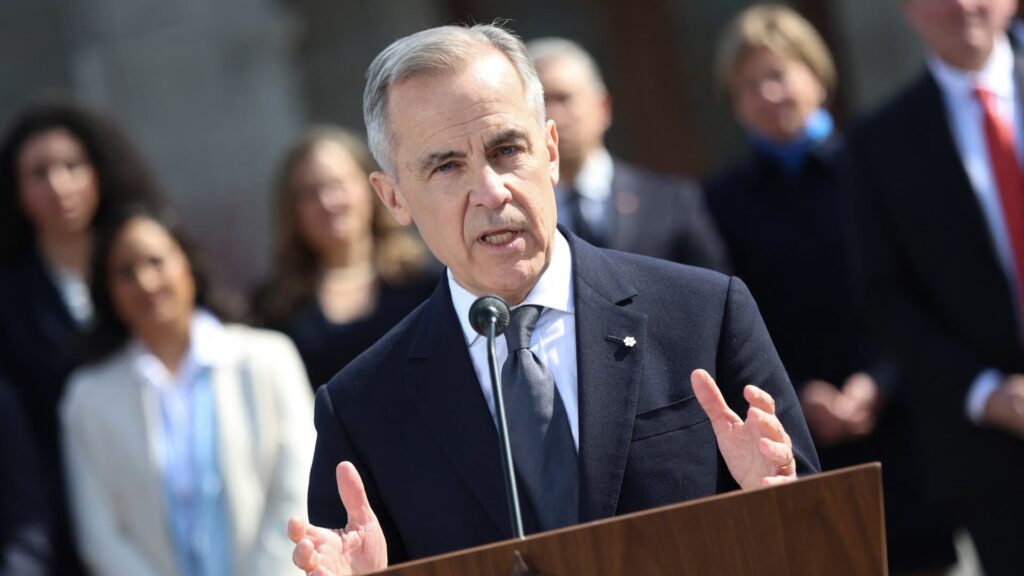 Trump rebuked by Canada PM Mark Carney on joining U.S. 108116371 1741976198136 gettyimages 2204527520 afp 372b7jk.jpeg