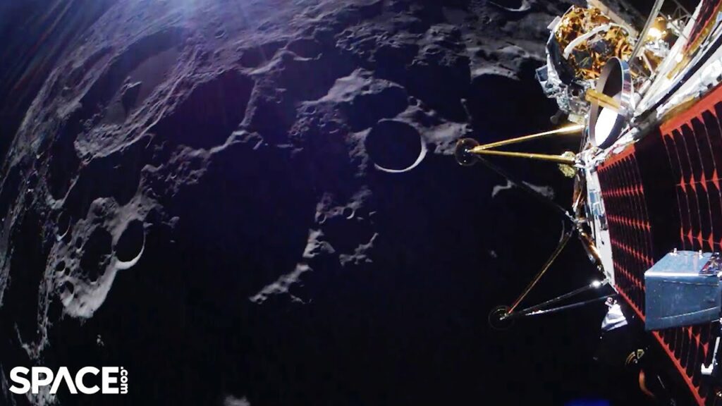 YouTube · VideoFromSpaceSee IM-2 'Athena' lander’s stunning views of the moon in time-lapsesThe Intuitive Machines IM-2 'Athena' lander has captured amazing views of the moon from lunar orbit. Credit: Space.com | footage: Intuitive….1 day ago 1741264148 maxresdefault.jpg