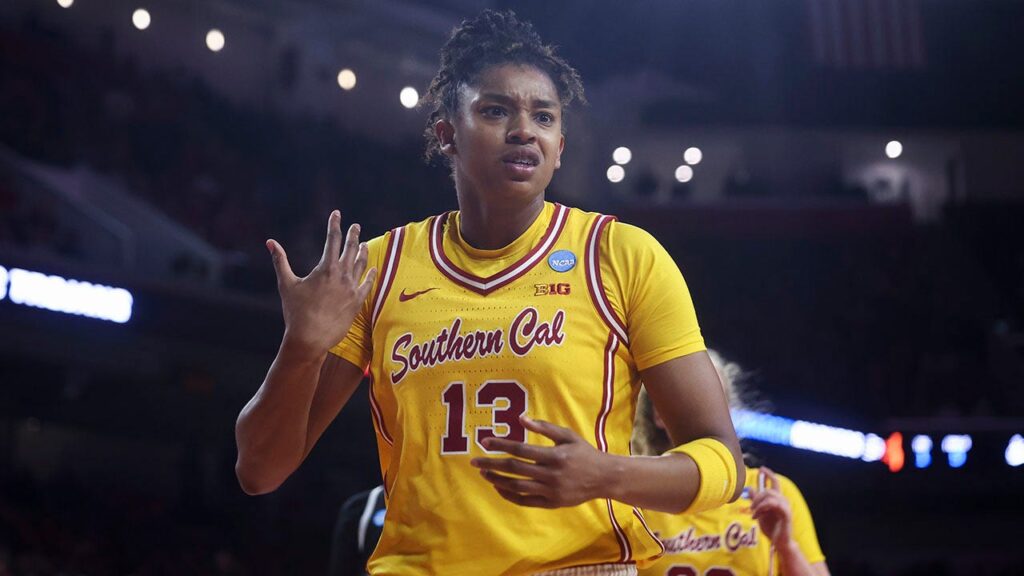 March Madness: JuJu Watkins’ USC teammate held back after game Rayah marshall3.jpg
