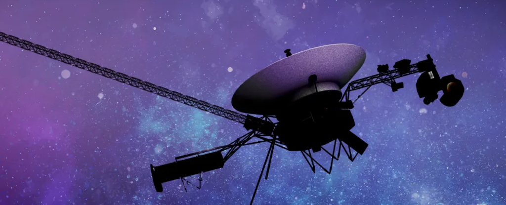 NASA Is Planning to Shut Down Another Piece of Voyager 2 : ScienceAlert Silhouette voyager craft 642.jpg