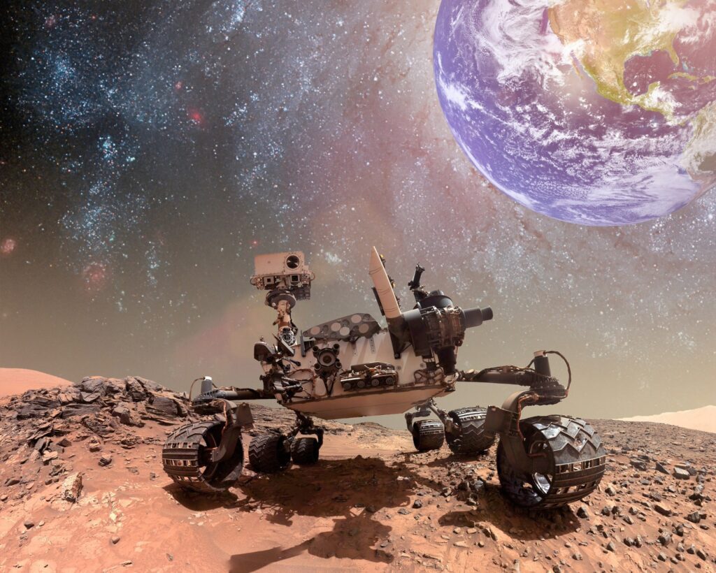 Curiosity rover captured in action for the first time Curiosity rover .jpg