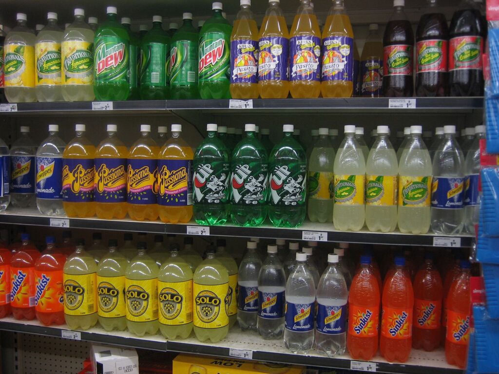 Soft drink – Health Issues, Regulation Bottles polyethylene terephthalate.jpg