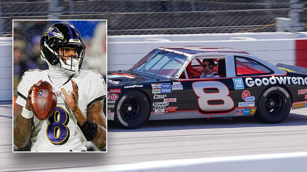 Lamar jackson dale earnhardt jr.jpg