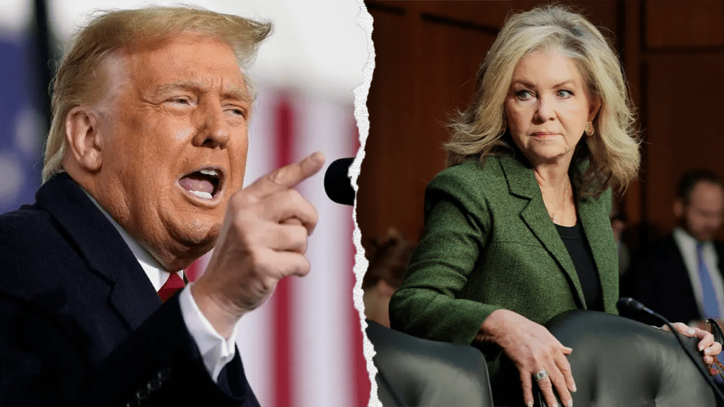 GOP senator has message for seniors on Social Security and Medicare Trumpblackburn.png