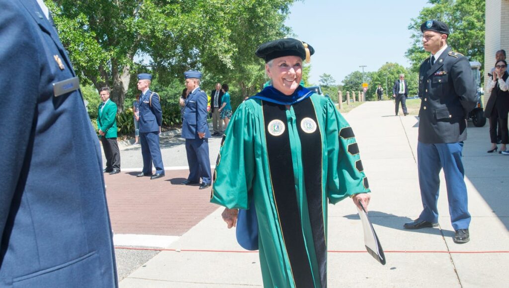 UWF President Martha Saunders resigns 636283999263057694 uwf saunders inaugeration 2.jpg