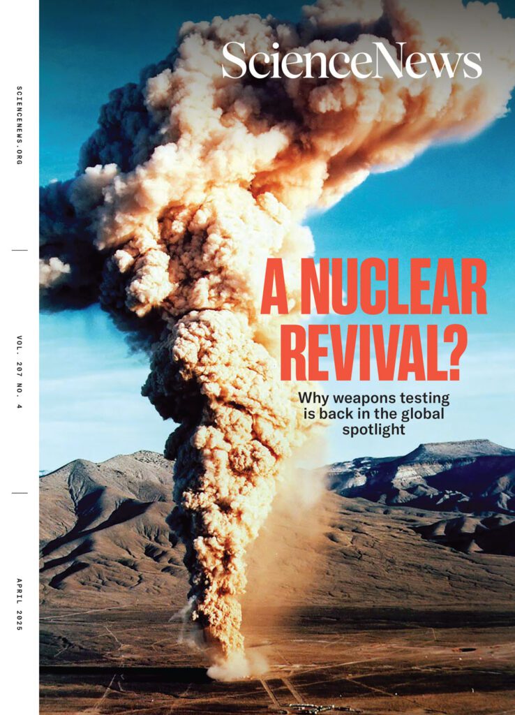 Readers discuss the biology of sex, plastic in the brain and more Apr 2025 cover 1000.jpg