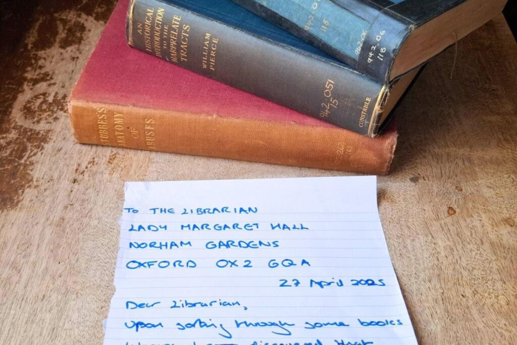 Look: Former student returns college library books checked out 20 years earlier Former student returns college library books checked out 20 years earlier.jpg