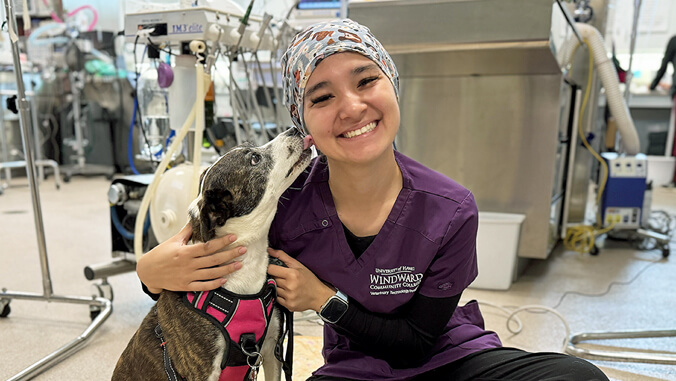 Learn about a high-demand veterinary career: free Windward CC info sessions Windward vet tech 1.jpg