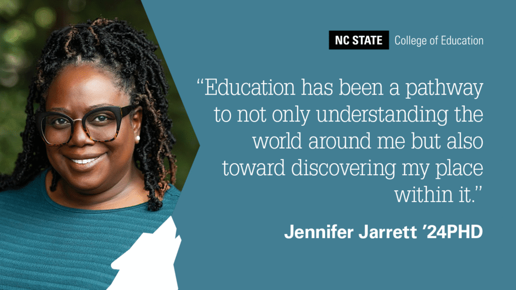 #WhyIChoseEducation: Jennifer Jarrett ’24PHD on Uplifting Future Generations Jennifer jarrett.png