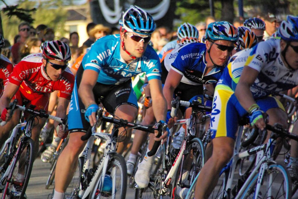 Cyclists pack light leg tour down under 20th january 2008.jpg