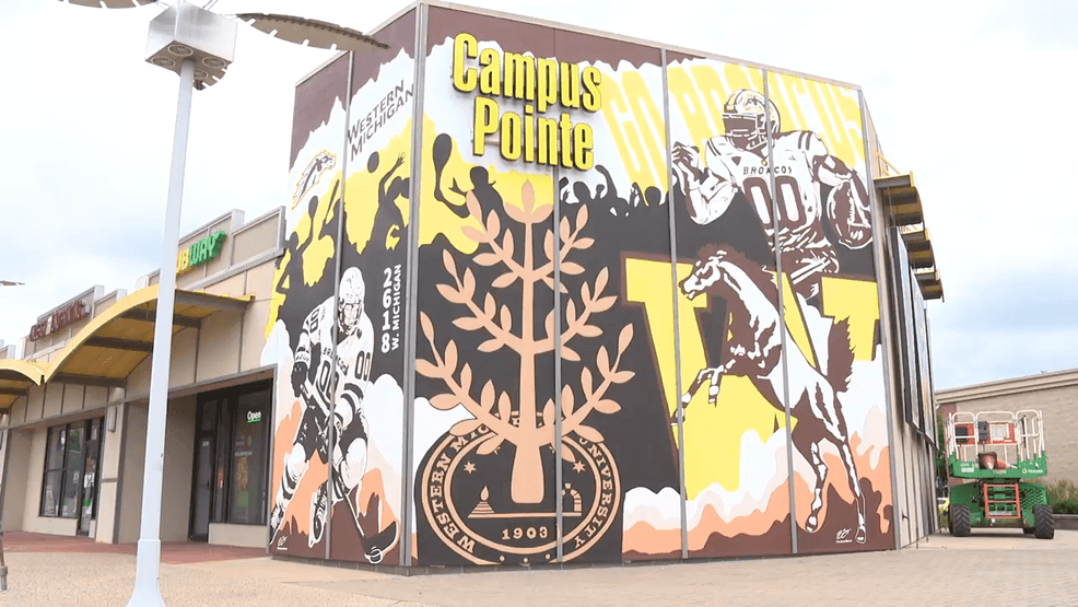 New mural designed by WMU alumnus, painted by students shows Bronco pride E71ee2dc 1106 4174 83ab fc92ba51891b videoframe 5670.png
