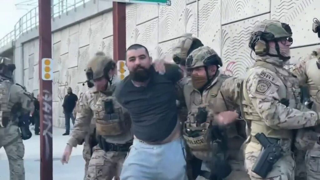 Police arrest suspect accused of assaulting officers 2.jpg