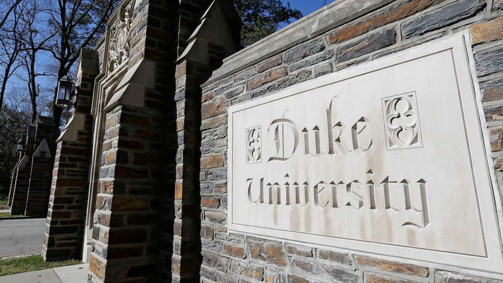 Education Department probes Duke Law Journal over racial bias allegations Duke university coronavirus outbreak ap.jpg