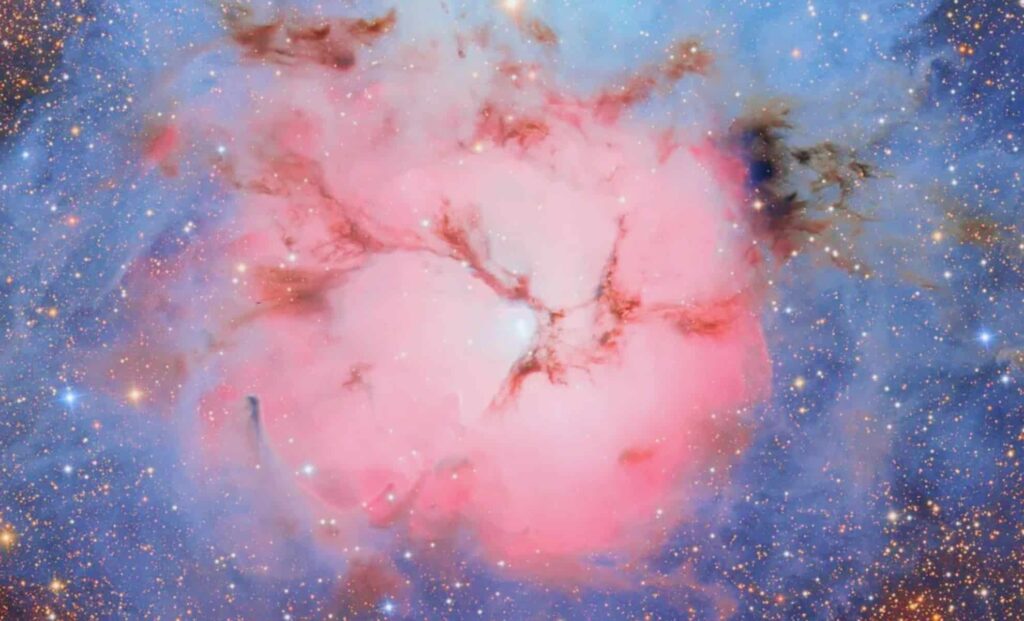First glimpse of a cotton candy nebula new images from vera c. rubin observatory reveal stunning cos.jpeg