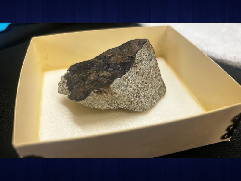 Meteorite seen in the Georgia skies is now being studie… Georgia meteorite at tellus museum anf credit p3.jpg